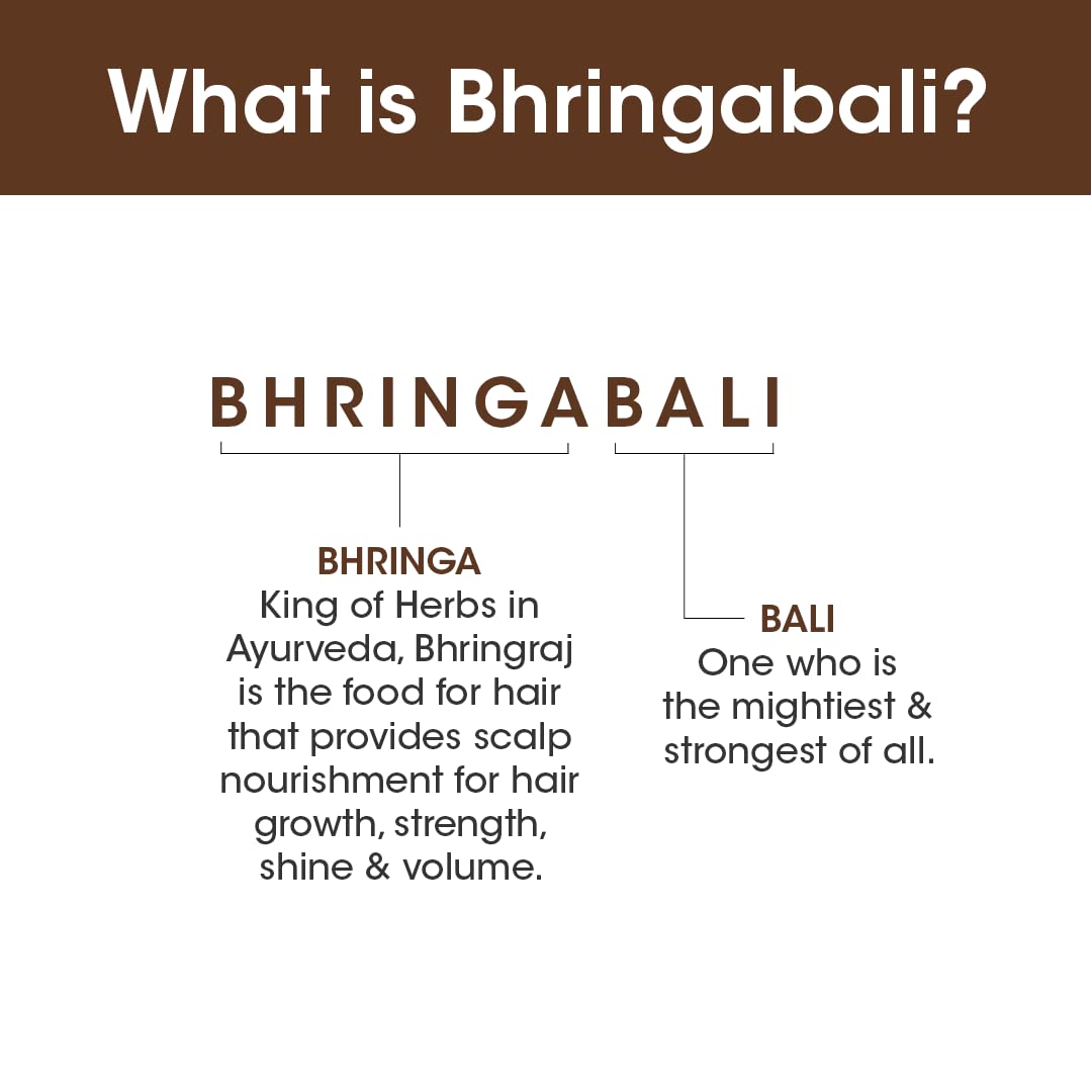 TAC Combo Of Bhringabali Hair Shampoo (250ml) & Bhringabali Conditioner (250ml), Sulphate & Paraben Free, for Women & Men, All Hair Types