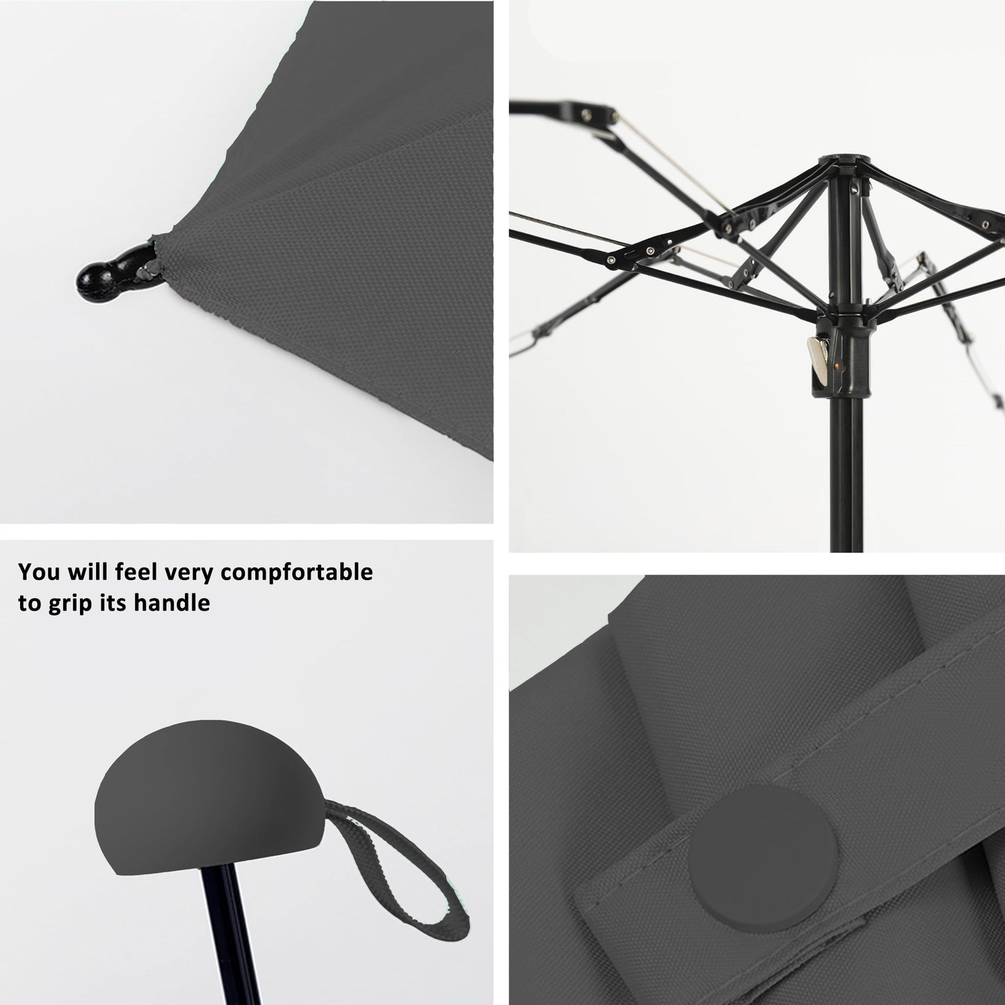 BAODINI Travel Mini Umbrella for Purse With Case-Small Compact UV Umbrella Protection Sun Lightweight Tiny Pocket Umbrella with Case for Women, Girls