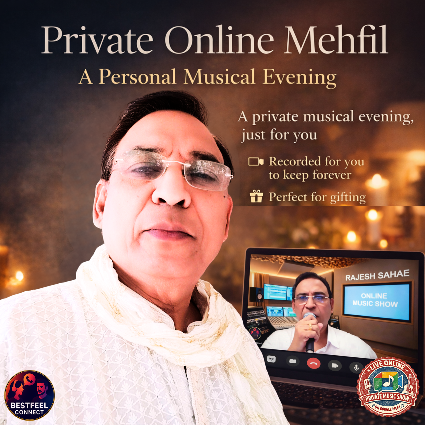 Private Online Mehfil – A Personal Musical Evening with Rajesh Sahae