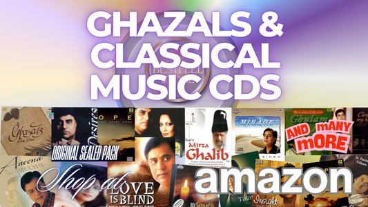"Timeless Ghazals on CD – Sealed, Original & Available on Amazon!"