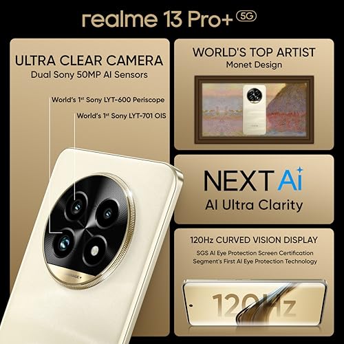 realme 13 Pro+ 5G (512, Monet Gold, New)