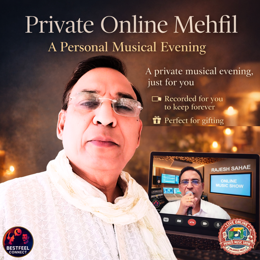 Private Online Mehfil – A Personal Musical Evening with Rajesh Sahae